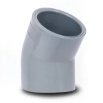 كوع UPVC زاوية 45° 3/4 إنش لون رمادي