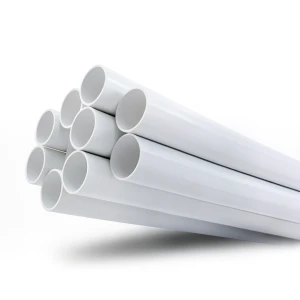 أنابيب UPVC ضغط اسمي 11 بار مقاس 1 إنش سمك 1.52 مم لون أبيض