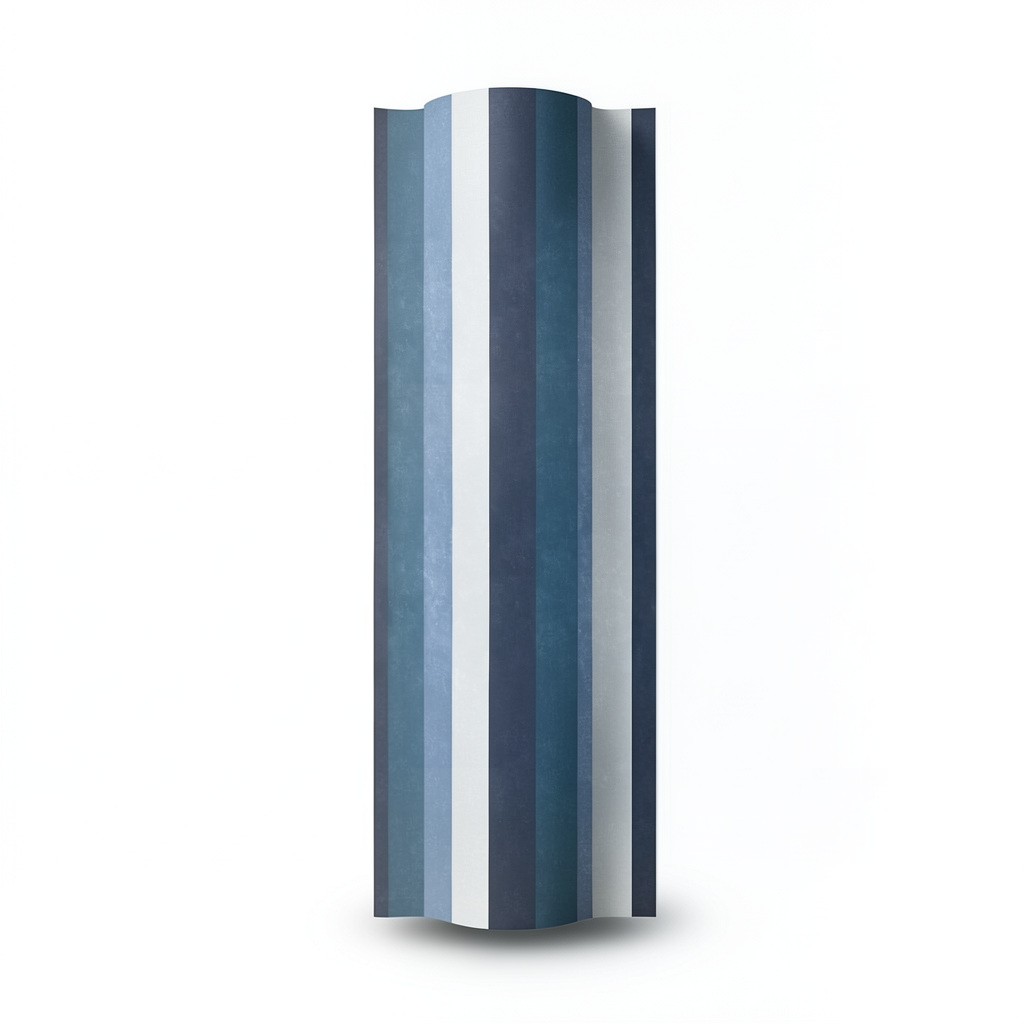 Spanish Wallpaper Multi Colors Striped Design, Size 10mx0.53m, Model 1106-1