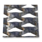 Hot Rolled Expanded Metal Sheet Flattened, Memari Design, Thickness 2.3 mm, Width 2.44 M, Length 7 M