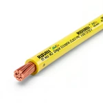 Riyadh 95 mm2 Single Electrical Wire, 450/750 V, Stranded Copper PVC Insulation, Yellow | Riyadh Cables Group
