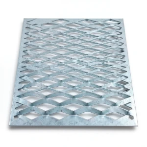 Galvanized Steel Expanded Metal Mesh Thickness 2.7 mm Width 2.44 M Length 1 M