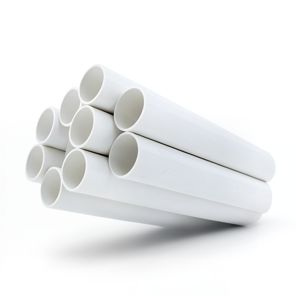 انابيب UPVC مقاس 4 إنش ضغط 8.6 بار سمك 3.51 مم لون أبيض