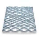 Galvanized Steel Expanded Metal Mesh Thickness 2.7 mm Width 2.44 m Length 4 m