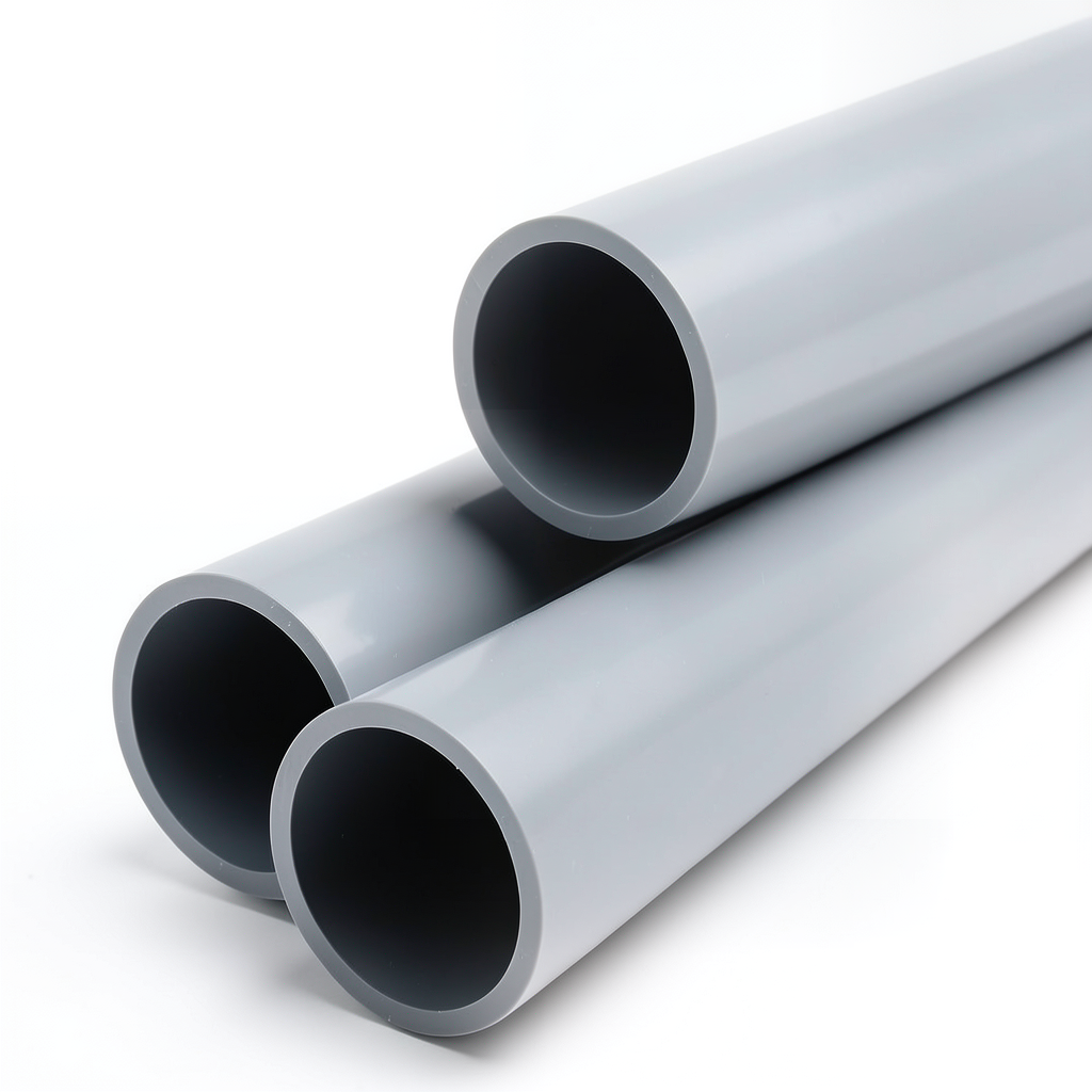 UPVC Pipes Outside Diameter 125 mm Thickness 1.8 mm Gray Color