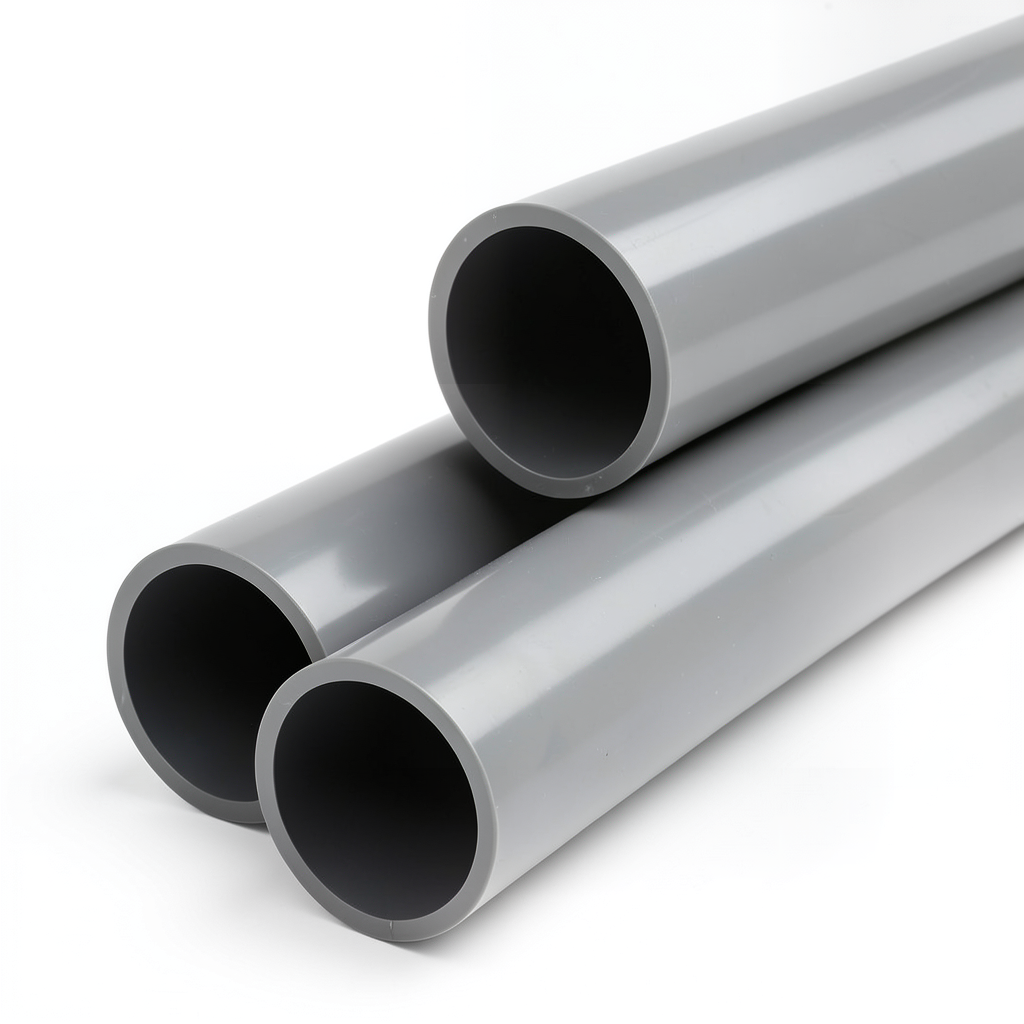 UPVC Pipes Outside Diameter 140 mm Thickness 1.8 mm Gray Color