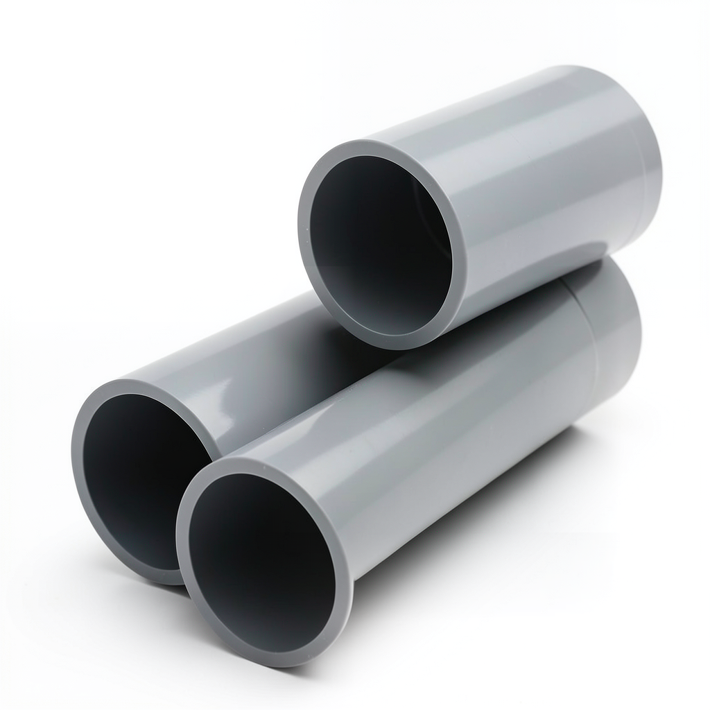 UPVC Pipes Outside Diameter 200 mm Thickness 1.8 mm Gray Color, Class 1
