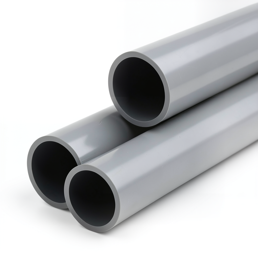 UPVC Pipe Aqtar Najd Class 1 Outside Diameter 250 mm Thickness 2 mm Gray
