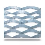 Galvanized Steel Expanded Metal Mesh Thickness 2.8 mm Width 2.44 M Length 1 M