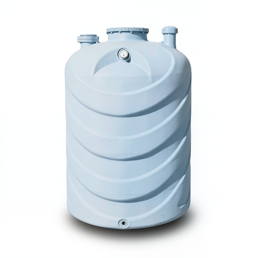 Water Tank 40000 Liter Fiberglass Vertical 300cm Diameter 634cm Height