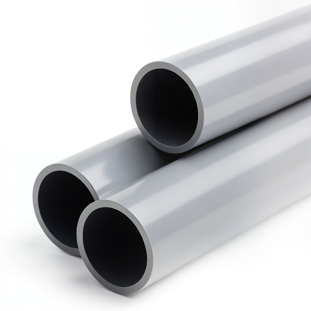 UPVC Pipe Class 2 Outside Diameter 75 mm Thickness 1.8 mm Gray