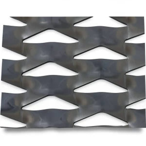 سلك شبك معدني (بقلاوة) حديد مدرفل على الساخن تصميم معماري سمك 5.8 مم عرض 1.22 متر طول 4 متر