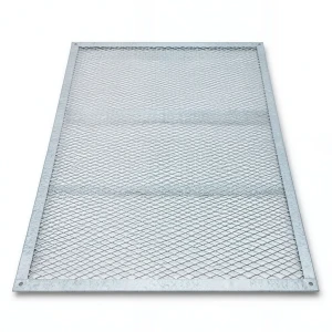 Galvanized Steel Expanded Metal Mesh Thickness 2.8 mm Width 2.44 m Length 7 m