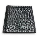 Hot Rolled Black Steel Expanded Metal Mesh Thickness 1.7 mm Width 2.44 m Length 1 m