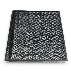 Hot Rolled Black Steel Expanded Metal Mesh Thickness 1.7 mm Width 2.44 m Length 1 m
