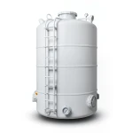 Water Tank Vertical Fiberglass 150000 Liter Capacity, 400cm Diameter