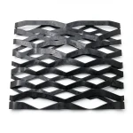 Hot Rolled Black Steel Expanded Metal Mesh Thickness 1.7 mm Width 2.44 m Length 2 m