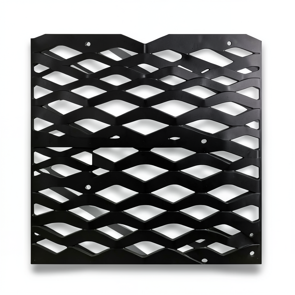 Hot Rolled Black Steel Expanded Metal Mesh Thickness 1.7 mm Width 2.44 m Length 4 m