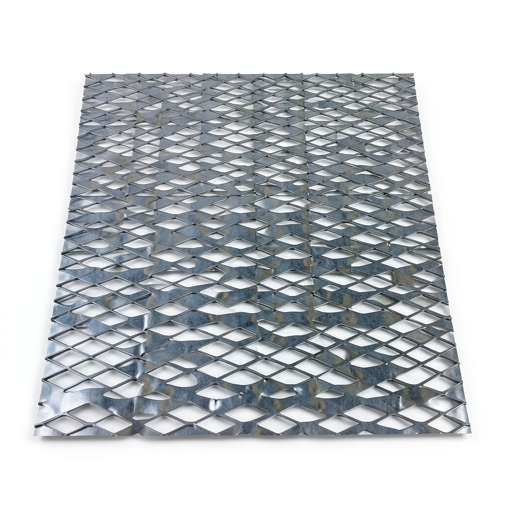 Hot Rolled Expanded Metal Mesh 2.7 mm Wire Diameter, 2.44 M Width, 2 M Length
