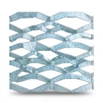 Galvanized Steel Expanded Metal Mesh Thickness 2.7 mm Width 2.44 m Length 2 m