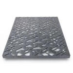 Hot Rolled Expanded Metal Sheet Flattened 6 mm Thickness, 1.22 M Width, 6 M Length
