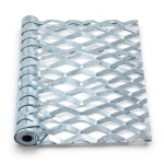 Galvanized Steel Expanded Metal Mesh Thickness 2.7 mm Width 2.44 m Length 3 m