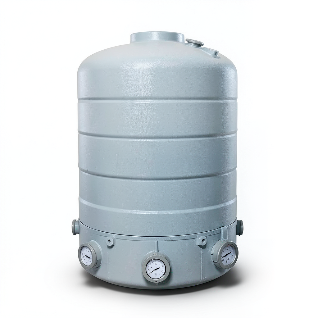 Water Tank 45000 Liter Fiberglass Vertical 300cm Diameter 705cm Height