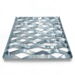 Galvanized Steel Expanded Metal Mesh Thickness 2.7 mm Width 2.44 M Length 5 M
