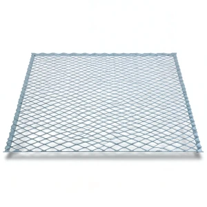 Galvanized Steel Expanded Metal Mesh Thickness 2.7 mm Width 2.44 m Length 7 m
