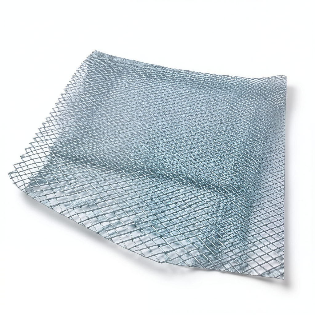 Galvanized Steel Expanded Metal Mesh Thickness 2.8 mm Width 2.44 M Length 1 M