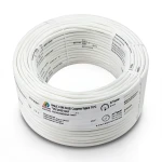 سلك نحاس مصمت احادى النواة معزول PVC 70º الفنار 1 مم² 300/500 فولت 300 قدم أبيض | شركة الفنار