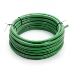 سلك نحاس مصمت احادى النواة معزول PVC 70º مقاس 1 مم² 300/500 فولت طول 300 قدم اللون أخضر | شركة الفنار