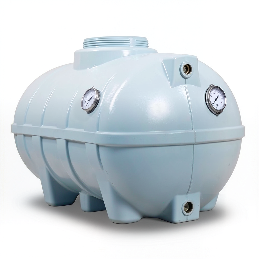 Water Tank 17000 Liter Fiberglass Horizontal, Diameter 184/200/244 cm