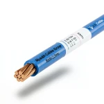 سلك مفرد نحاس مجدول معزول PVC، مساحة مقطع 2.5 ملم، 450/750 فولت، لون أزرق | مجموعة كابلات الرياض
