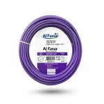 سلك نحاس مصمت مقاوم للحراره احادى النواة معزول PVC 90º 0.5 مم² 300/500 فولت 300 قدم بنفسجي | شركة الفنار