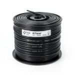 سلك نحاس مصمت احادى النواة PVC عزل 70º مقاس 1.5 مم² 450/750 فولت طول 300 قدم لون اسود | شركة الفنار