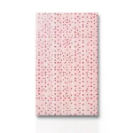 Rectangular Ceramic Wall Tiles 20x43 cm, Dots Pink Color, Model Fancy