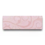Rectangular Ceramic Wall Tiles 20x5.5 cm, Listel Eden Pink Color, Model Fancy