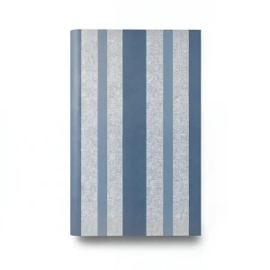 Spanish Wallpaper Gray With Blue Striped Design, Size 10mx0.53m, Model 1108-1
