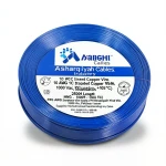 10 AWG 1C Stranded Copper Wire, 1000 Vac, PVC Insulation (+105°C) Blue, 2500ft Length | Asharqiyah Cables Company for Industry