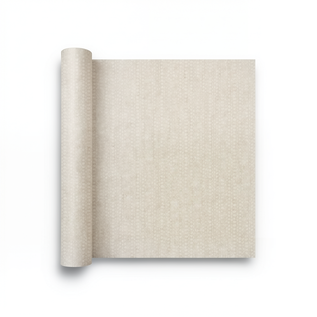 Pattern Wall Covering 10m x 0.53m Beige Color, Model ht70405