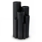 أنابيب HDPE ضغط 16 بار PE 100 مقاس 200 مم سمك 18.2 مم لون أسود