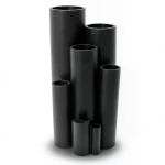 مواسير بلاستيك HDPE ضغط 16 بار PE 80 مقاس 50 ملم سمك 5.6 ملم لون اسود