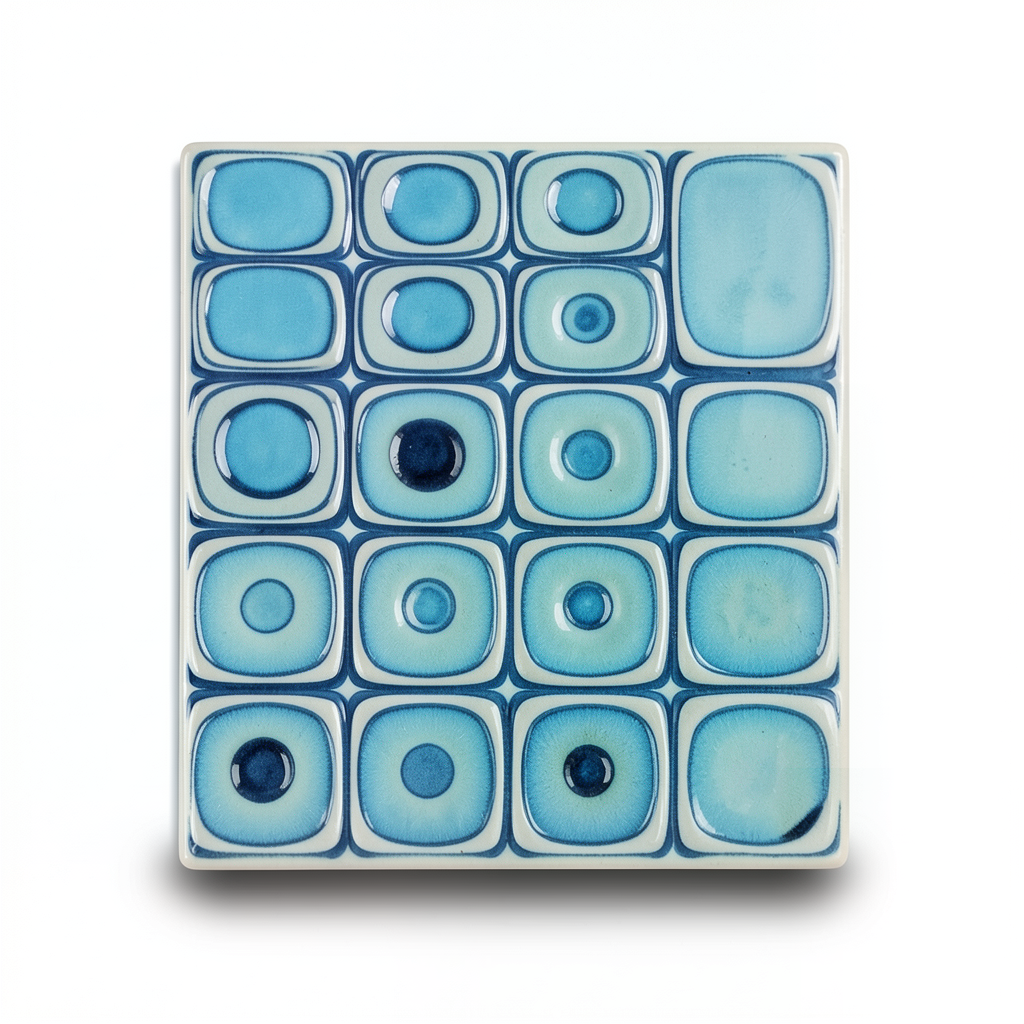 Ceramic Wall Tiles 20x20 cm, Insert Spring Cold, Model Energy