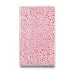 Rectangular Ceramic Wall Tiles 20x43 cm, Dots Pink Color, Model Fancy