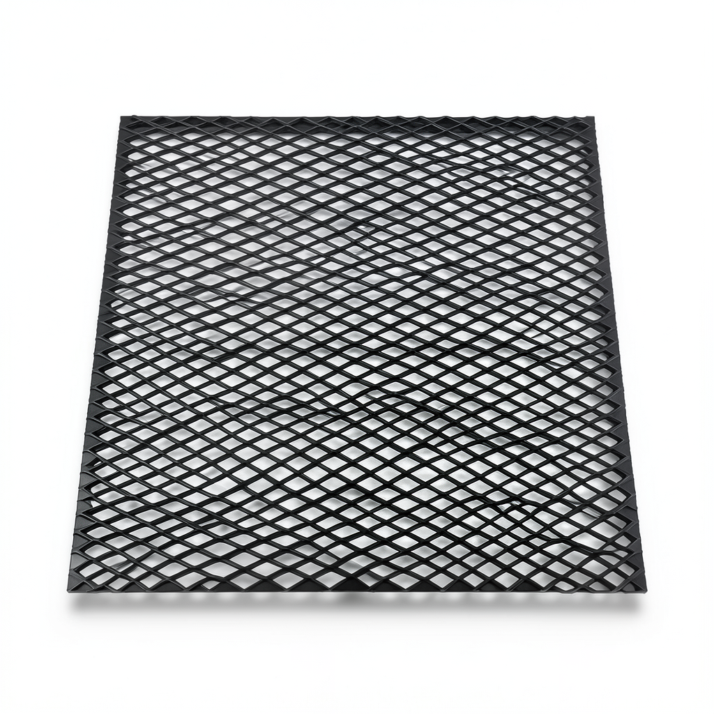 Hot Rolled Black Steel Expanded Metal Mesh Thickness 1.8 mm Width 2.44 m Length 3 m