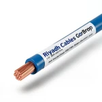 لفة سلك مفرد نحاس مجدول عزل PVC، مقاس 4mm، 450/750V، لون أزرق | مجموعة كابلات الرياض