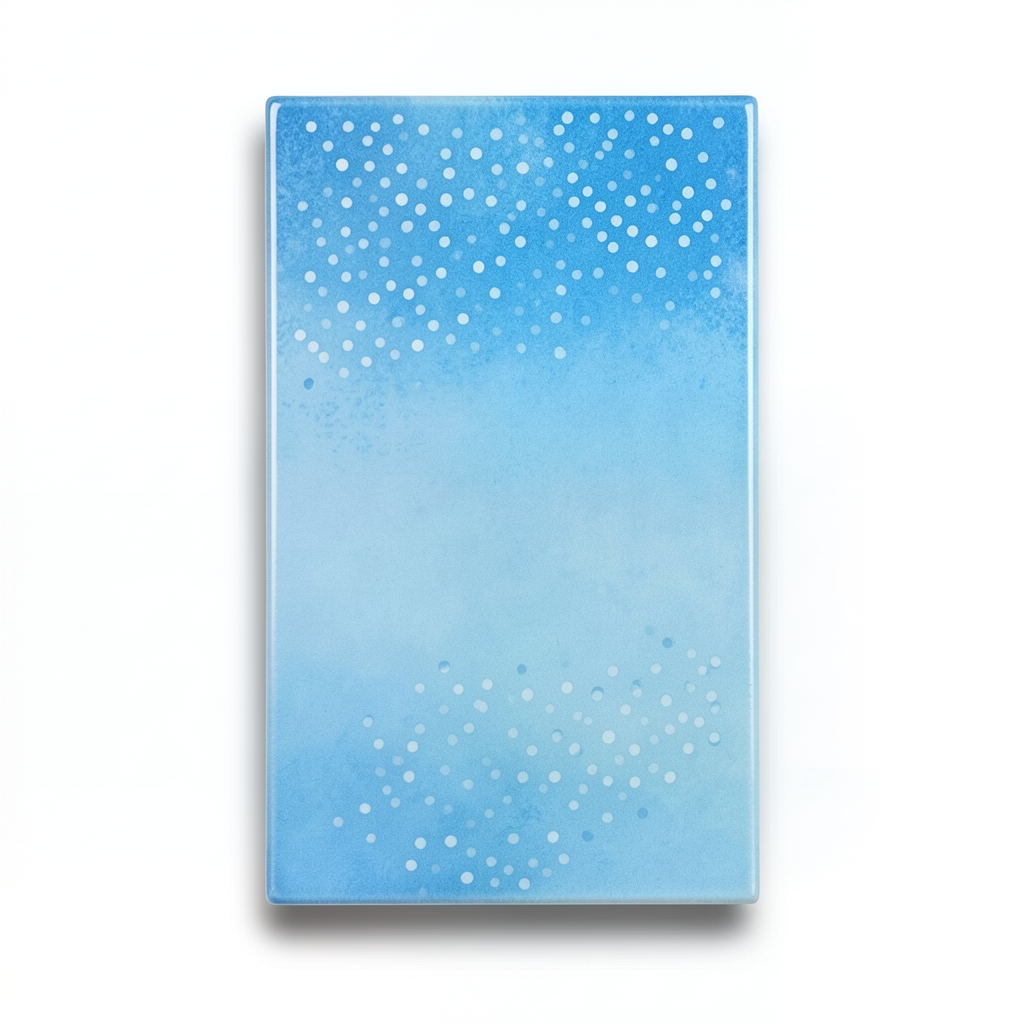 Ceramic Wall Tiles 20x43 cm, Dots Blue Sky Color