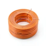 سلك نحاس مصمت احادى النواة معزول PVC 70º 1 مم² 300/500 فولت 300 قدم برتقالي | شركة الفنار