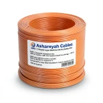 سلك كهرباء مفرد 8 AWG نحاس مجدول 1000 فولت، عزل PVC +105°C برتقالي، طول 500 قدم | شركة كابلات الشرقية للصناعة